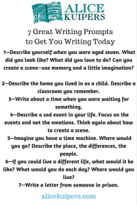 Quick writing prompts to get your ideas flowing